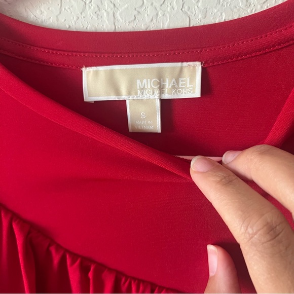 Michael Kors Red Cocktail Dresss - Picture 4 of 4